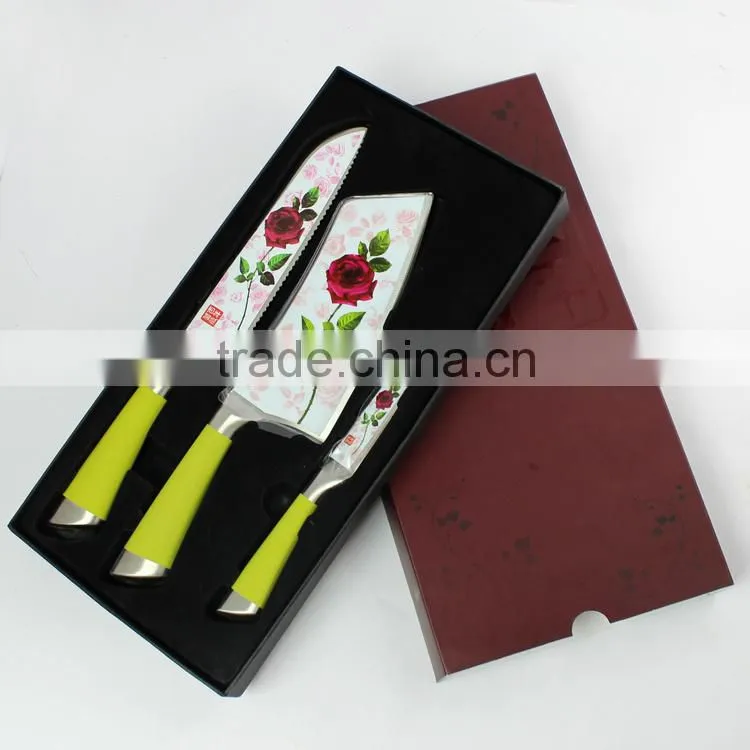 Professional high quality stainless steel knife set