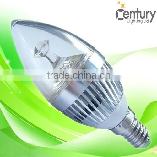 smd E14 E12 B22 E27 3W LED candle bulb led candle light candle lamp for indoor lighitng