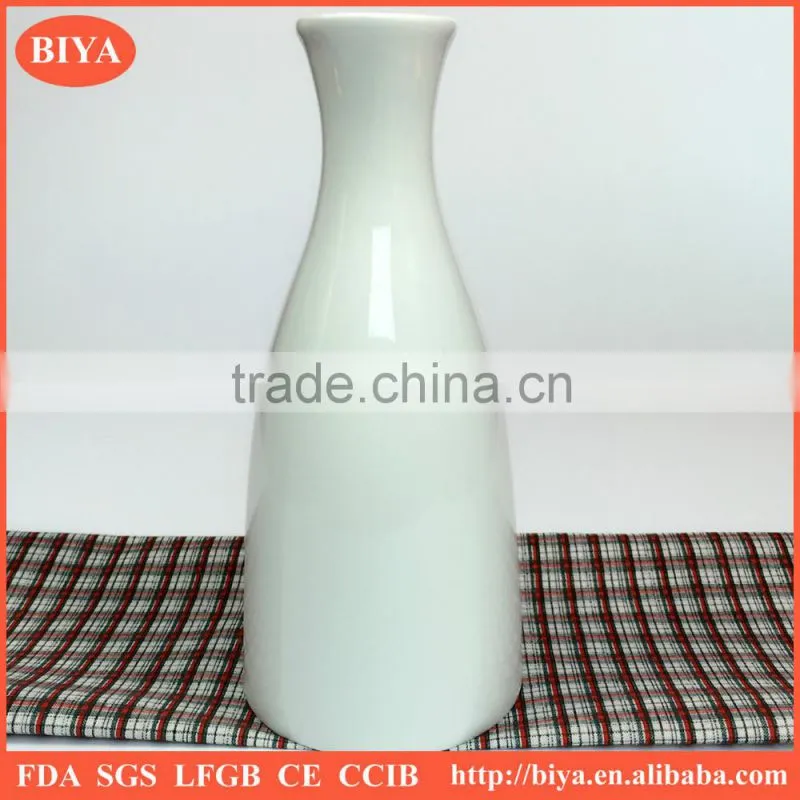 wine bottle wholesale porcelain milk jar, ceramic wine bottles, flower bottle pot