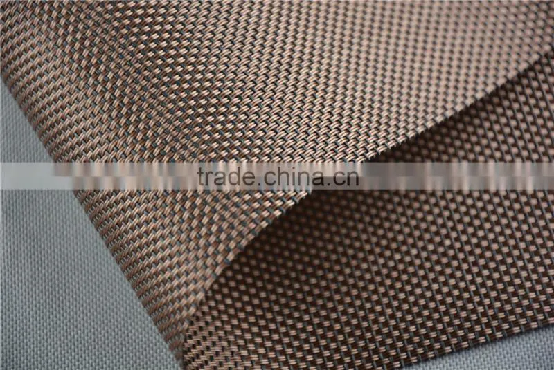 hotel table decoration PVC mat solid color brown dining placemat 45*30cm