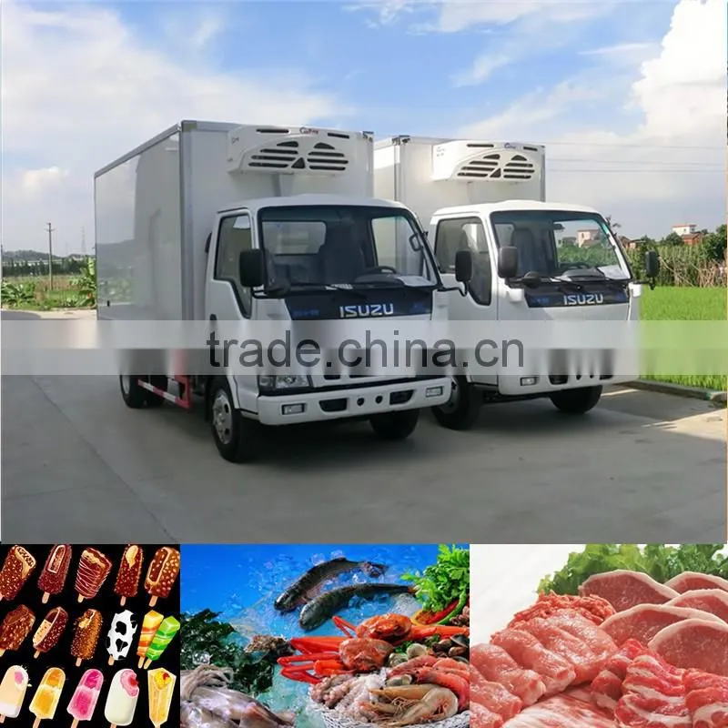 Customized refrigeration truck with transport refrigeration units