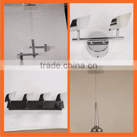 High Quality led Simple sandy black Decoration Aluminum+Acrylic Chandelier Light Model RT1072-3