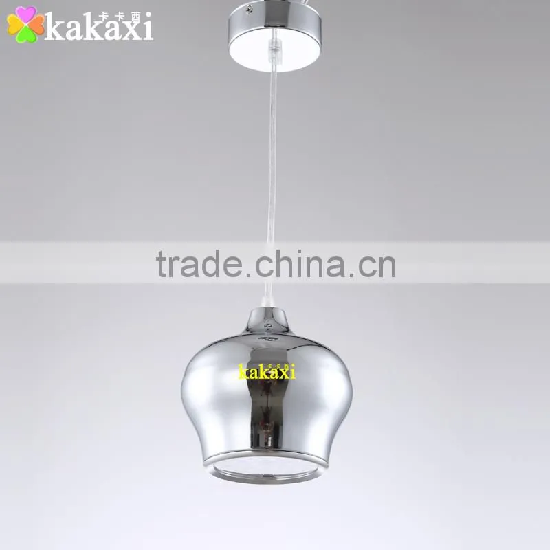 Creative LED Droplight 12W Plating Silver Color Lantern Chandelier Dining Room LED Pendant Lights