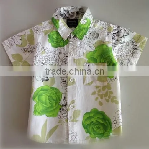 Kids Wear Manufacturer Children Hawaiian Shirt for Kid