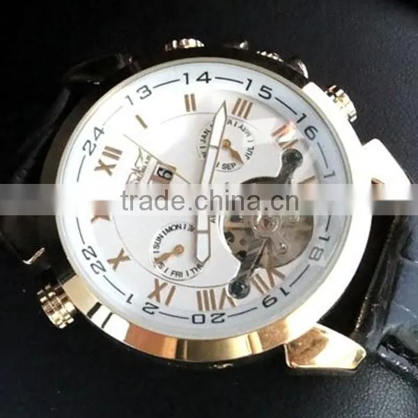 2015 trend design japan movement geneva quartz stainless steel back watch