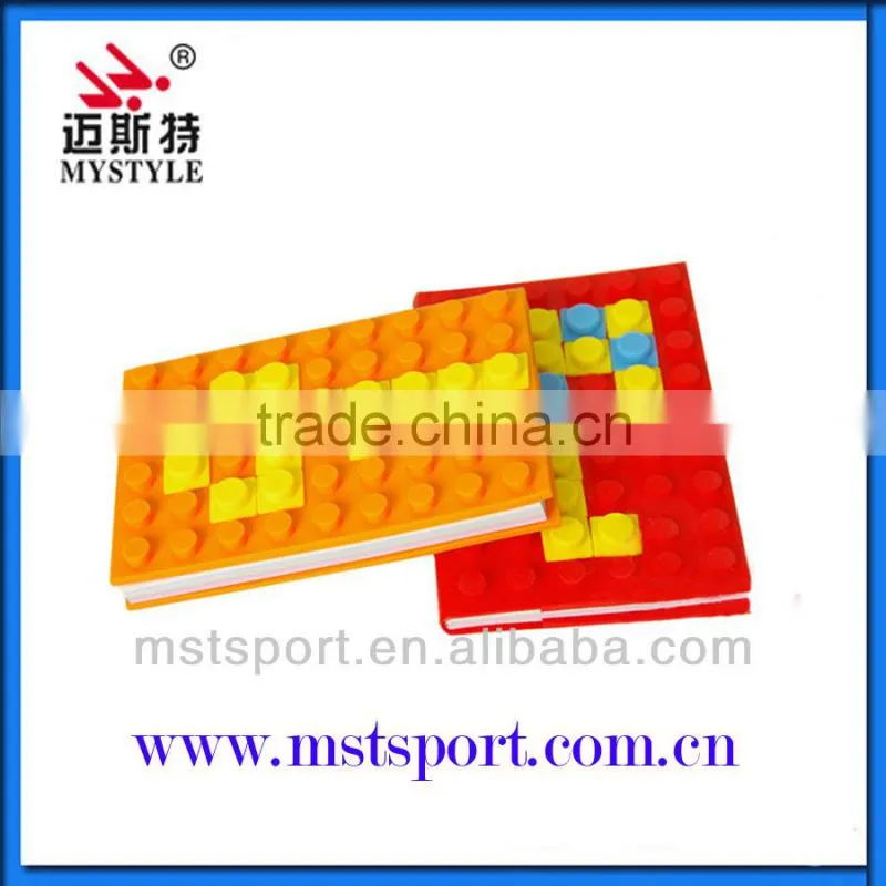 2015 fashion new popular block silicone note book cover