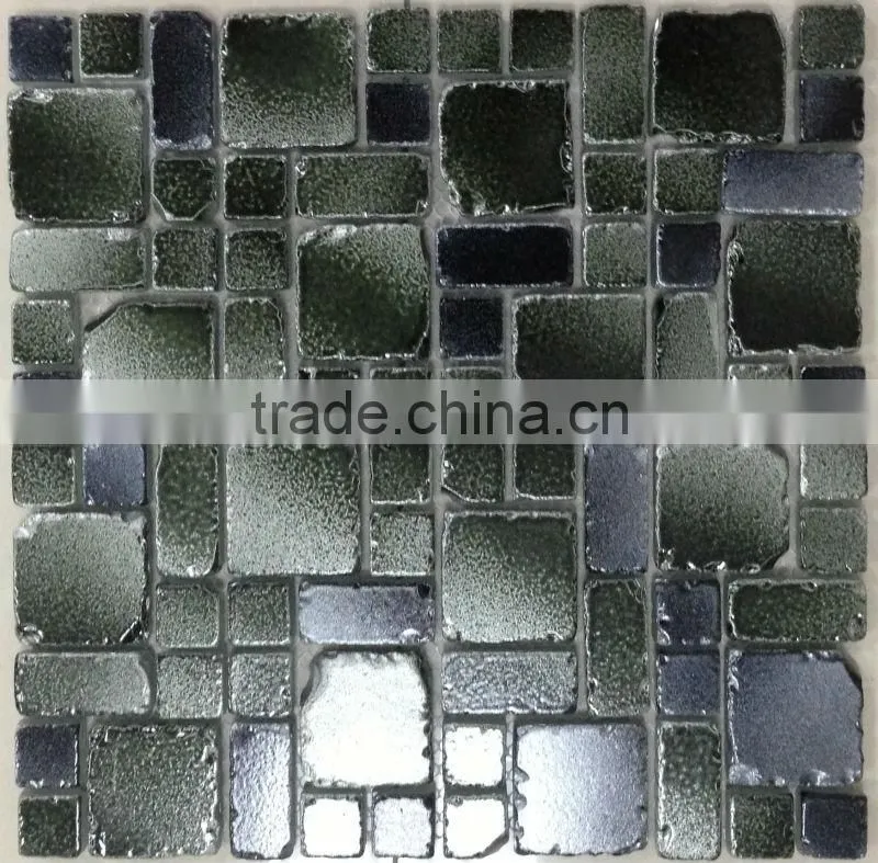 12''X12'' tumbled mix colors fashion mosaic tile(tf4)