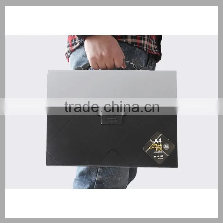 Fashion Handbag Style PP Expanding File Folder with Handle Document Bag