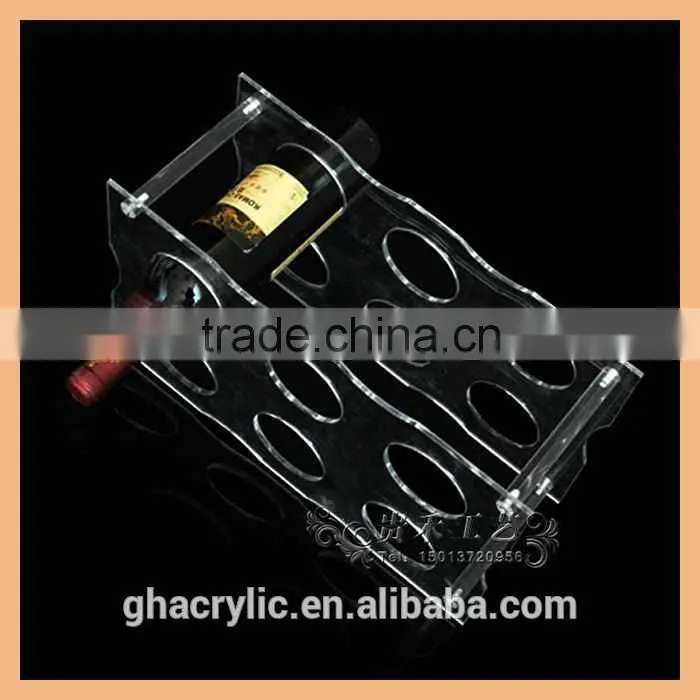 2016 new Fashionable design high transparency wine display &rack for sale