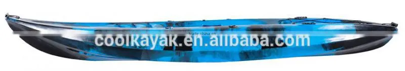 3--4 m length plastic fishing canoe kayak for sale made in china