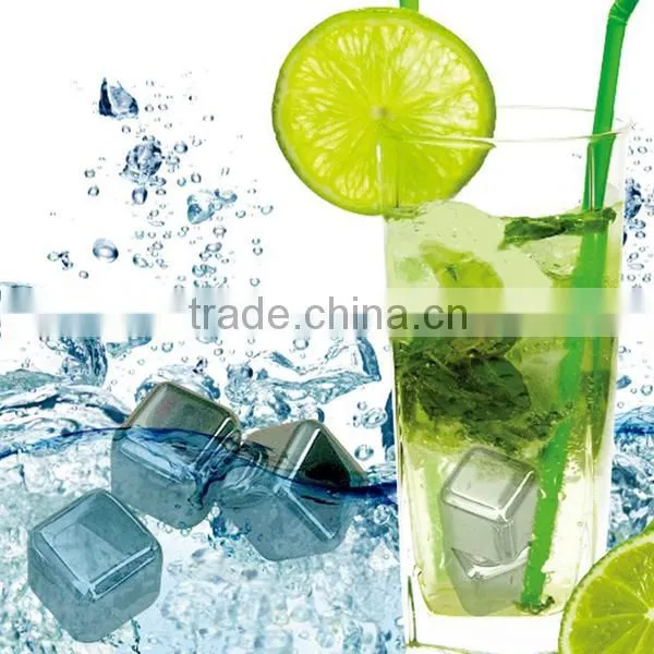 NT-WS13 Whisky Ice Cube stone whiskey Rocks Stainless Steel Ice Cubes for Drinks