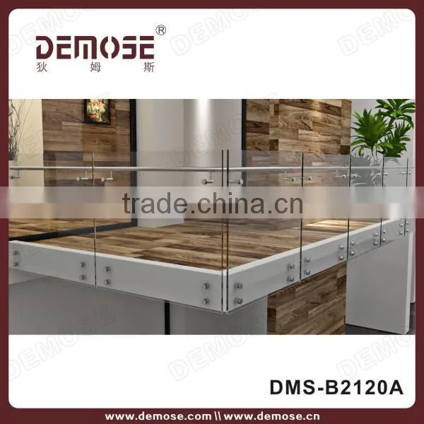 indoor staircase decorative plexiglass railing