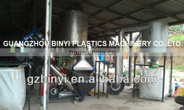 Waste bottles recycling line / pet waste plastic recycle line / waste pet bottle recycling line YMWL-PET1500-2000KG