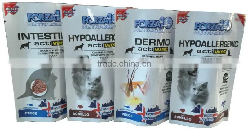 Standing Up Pouches Retort Wet Pet Food Bags