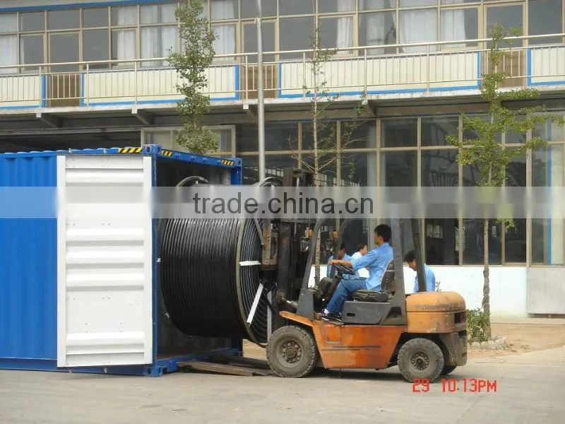 Fiber optical hdpe pipe