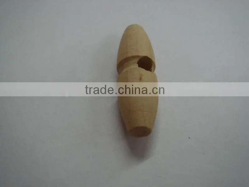 2015 fashion used natural wood sewing horn button
