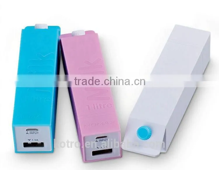 Factory Supply ,The Cheapest 2600 mah Lipstick Mini Backup Battery Charger