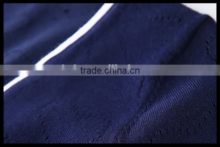Alibaba China whloesale Lady V-neck preppy style sweater cardigan korean modern fashion