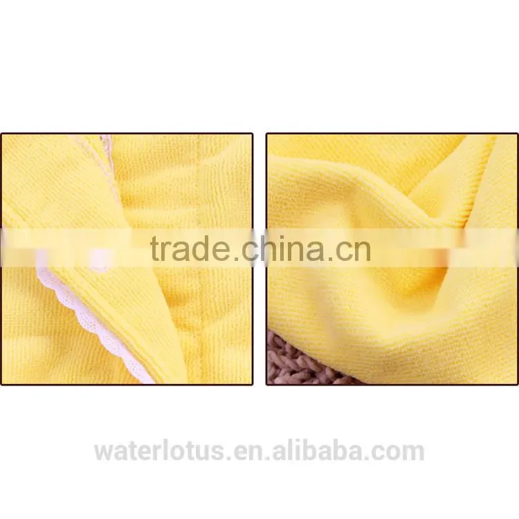 2014 yiwu manufacturer made in china hot sale microfiber bathrobe for women