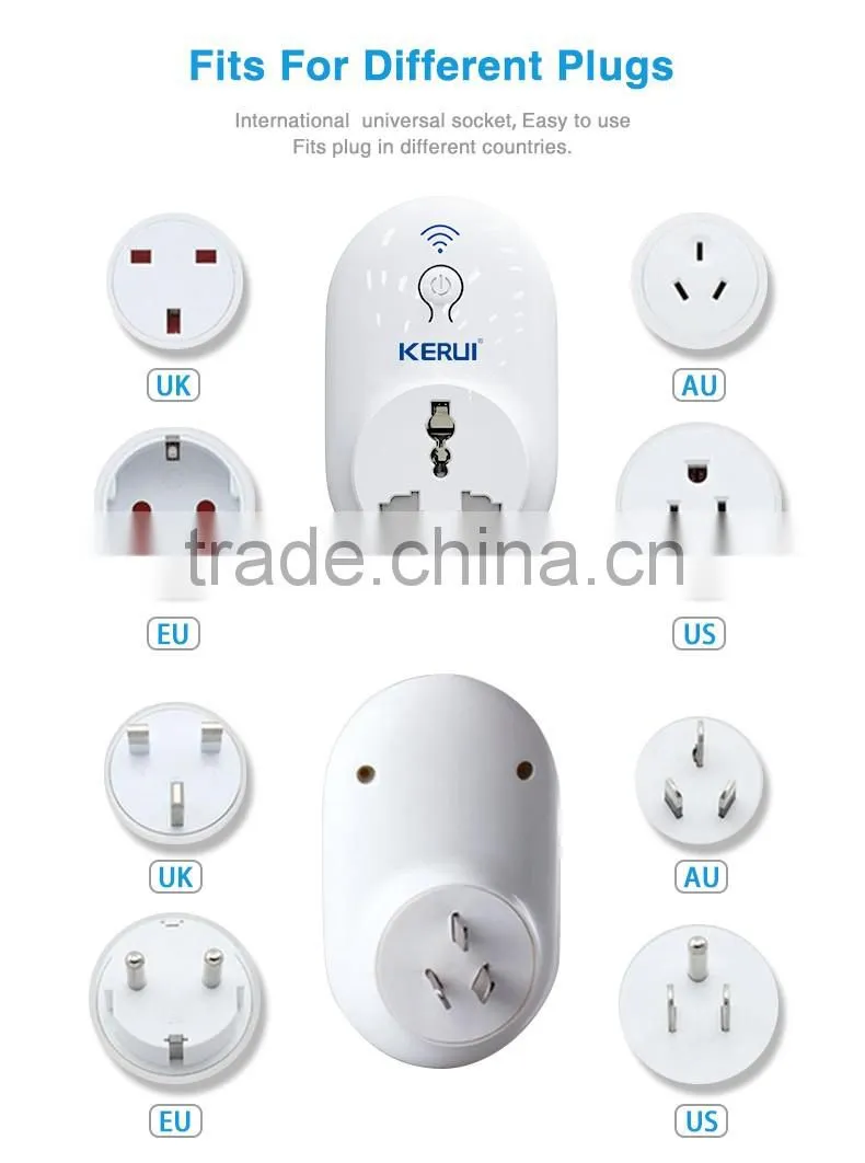 Instal your intelligent life by "Cloud" APP smartphone ISO/Android remote control home-electronics wifi smart power socket
