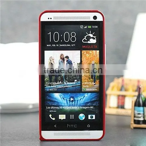 New Ultra Thin 0.7mm Aluminum Alloy Bumper Mobile Phone Case Cover Fits For HTC ONE M7