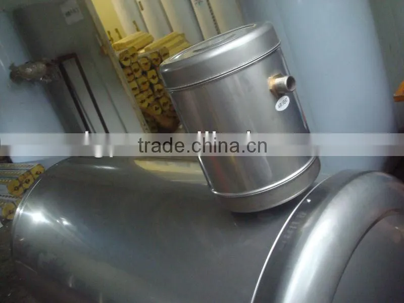 solar water heater with double vacuum heat pipe