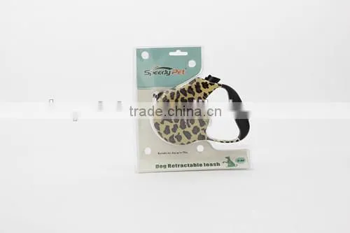 Hot Sale Wholesale Leopard Auto Retractable Wireless Dog Leash