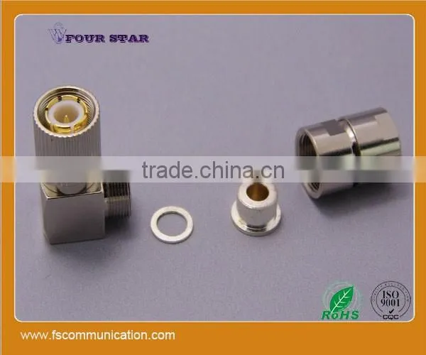 1.6/5.6 Male Clamp Right Angle Connector For BT3002 Cable A