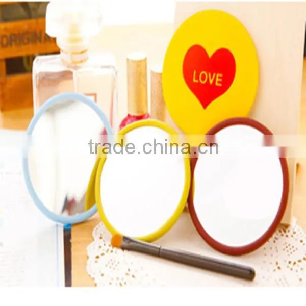 cheap personalized small portable silicone mirror for make-up