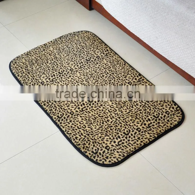 animal print leopard print room mat door mat