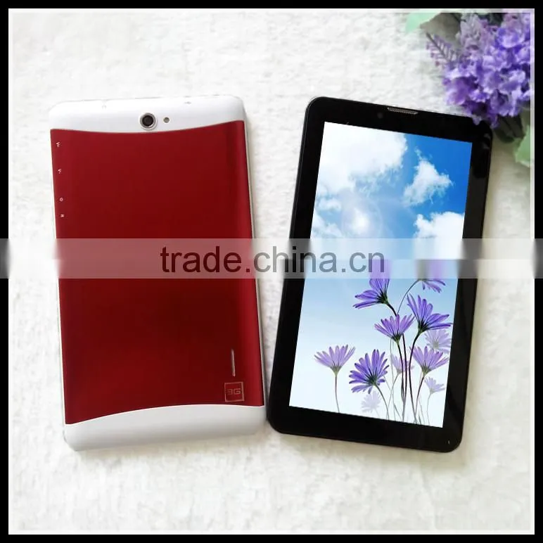 7 Inch Dual Core 3G Calling Dual Sims Android 4.4 Tablet PC with Metal shell wifi and Bluetooth