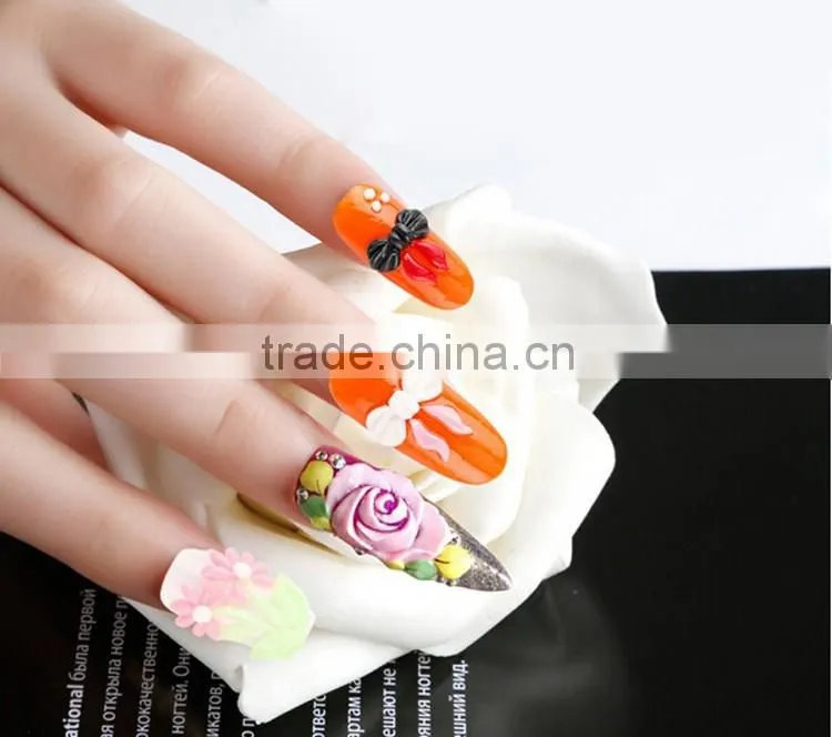 3D 4D Miniature carving gel For UV/LED use 12 color Emboss soak off gel Lace sculpture Nail art tips New functional High quality
