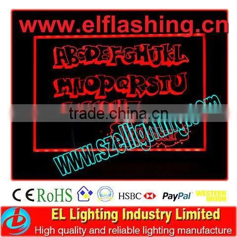 Led Protable Writing board/Led Glass Writing board