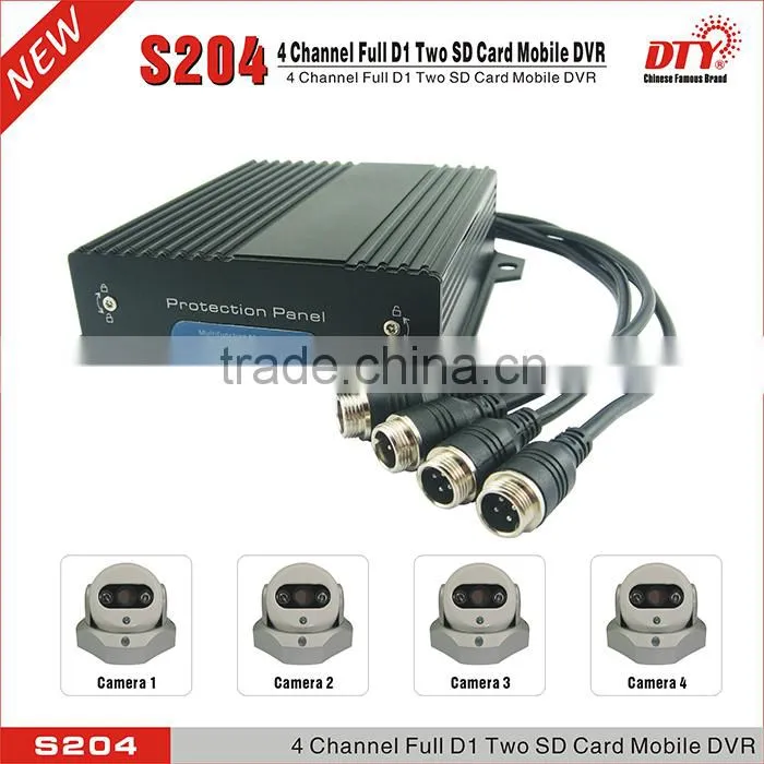mini 4CH SD card 3G GPS WIFI mobile school bus cctv system dvr recorder