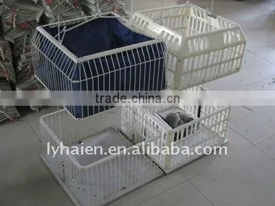 plastic hanging cages