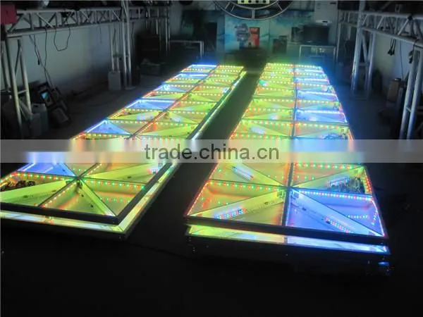 Interactive led dance floor