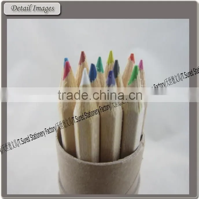 12Pieces Sharpened Natural Wood Color Pencil set