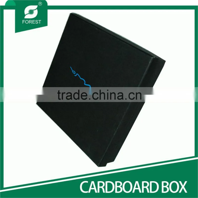 MATT BLACK HIGH END CARDBOARD BOXES FOR JEWELRY PACKAGING WITH CUSTOM LOGO