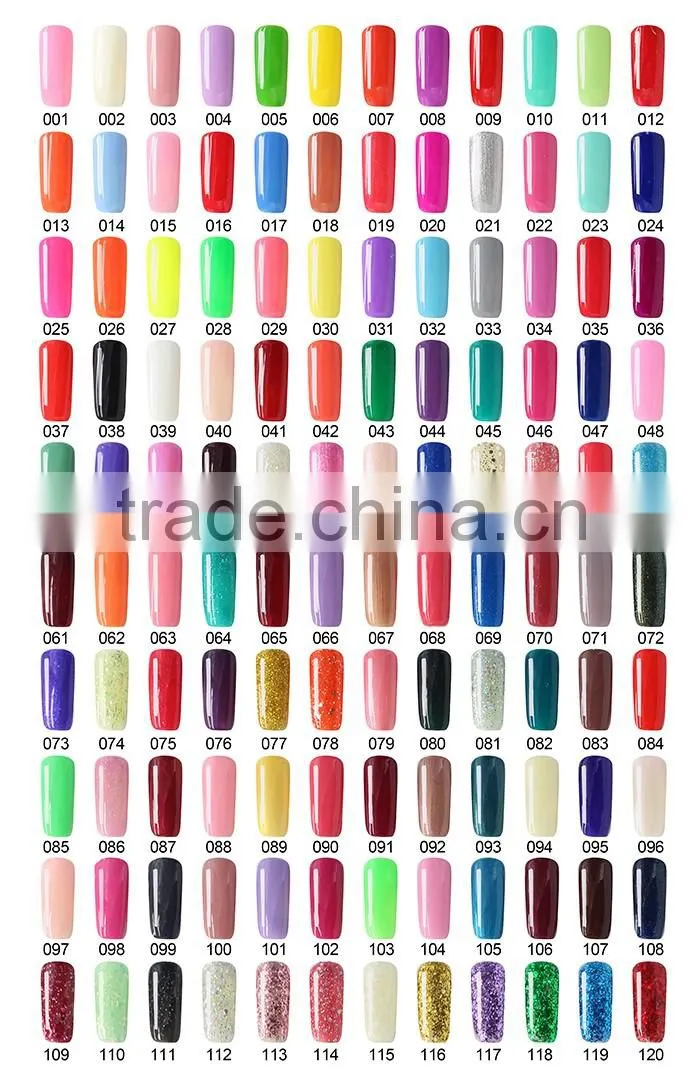 OEM Offered Producer Various Packaging 120 Colors Liquid Nail Lacquer