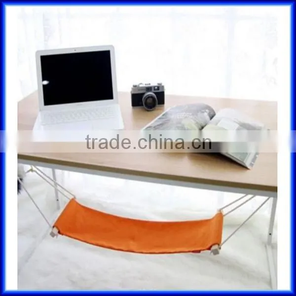 Mutifuntinal use foot rest desk hammock/mini portable desk hammock/office adjustable desk hammock