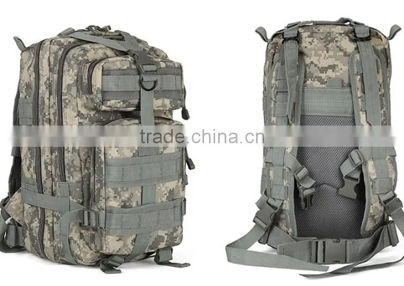 Army mountaineering bags Outdoor waterproof camouflage 3P Tactical Backpack