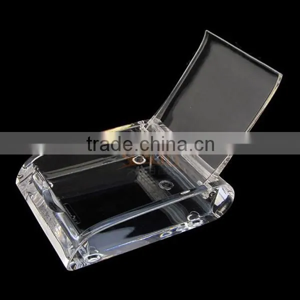 Professional manufacture clear Acrylic Cigar Display With Customized Logo