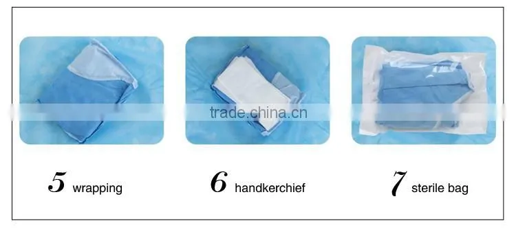 Autoclavable Washable Plastic Anti-oil Surgical Robe