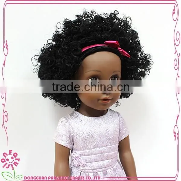 Fashion 18 Inch Vinyl Doll African American