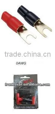high performance Stainless Steel 0AWG cable ring shaped insulated terminal( terminal connector) China