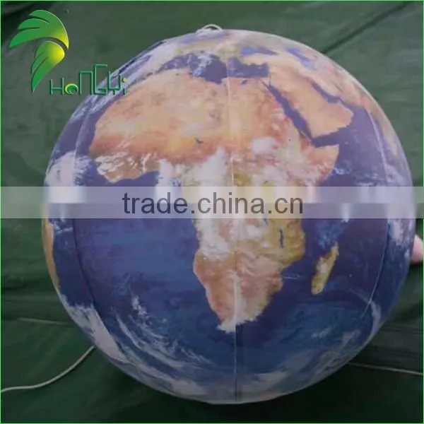 Led Inflatable Ball / Inflatable Lighting Earth for Party Decoration