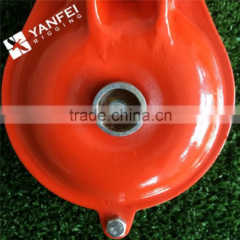 WLL0.5TON Orange Single Snatch Pulley