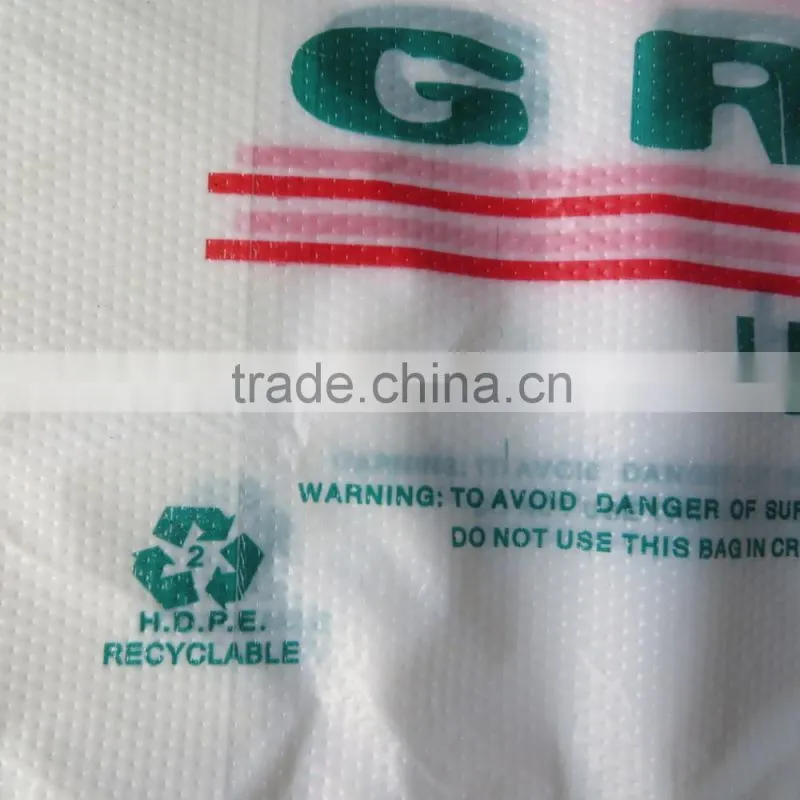2015 hot sale plastic T- shirt shopping Bag
