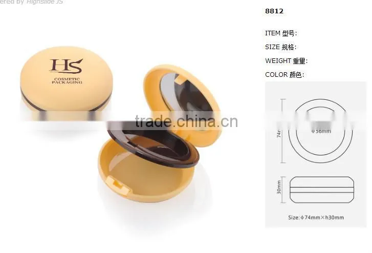 wholesale cosmetic compact container with mirror
