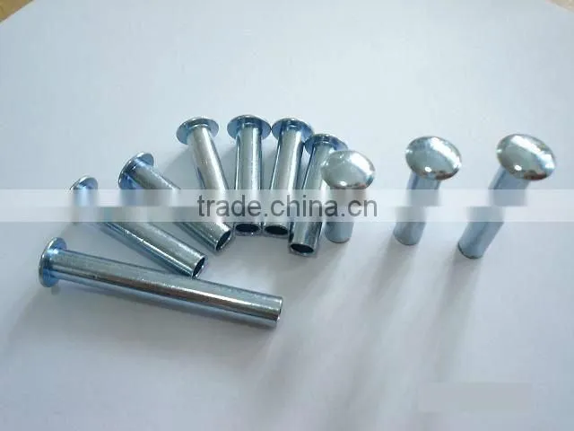 Semi tubular rivet